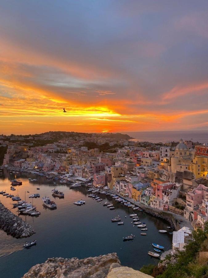 Casa Cinzia In Marina Di Corricella Villa Procida Eksteriør bilde